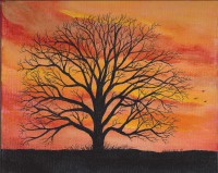 Print Title: Sunset Silhouette