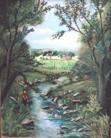 Print Title: Down by the Creek